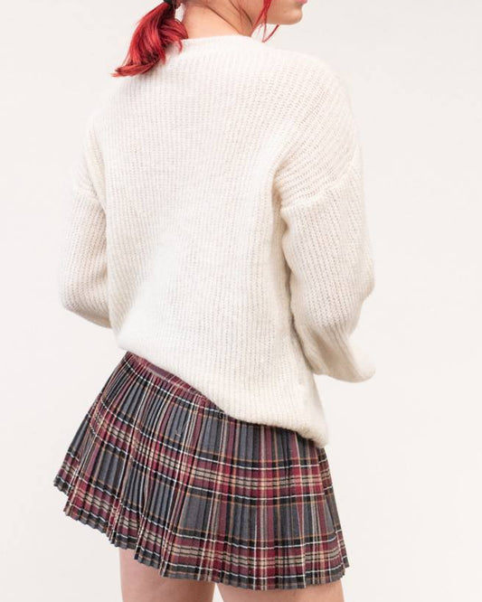 🐑 Jersey de lana con bufanda de lana · Modelo G6 "Nevada"