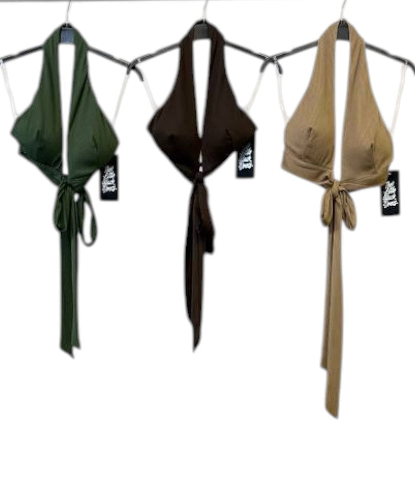 🖤 Top cruzado “Hater” 3 colores