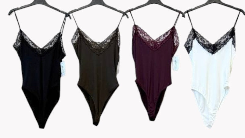 ✨ Body en dentelle · 4 couleurs · Taille unique