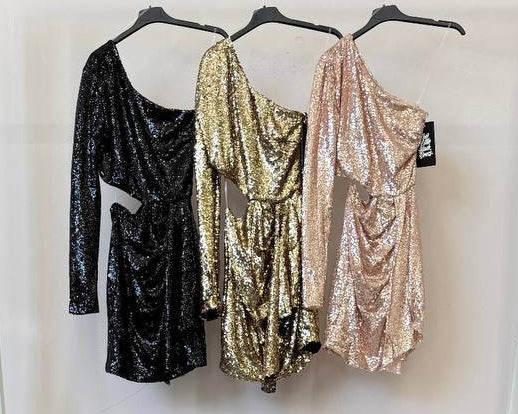 Combinaison courte à sequins