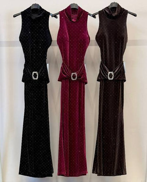 ✨ Vestido Maxi Velvet Galaxy • 3 colores