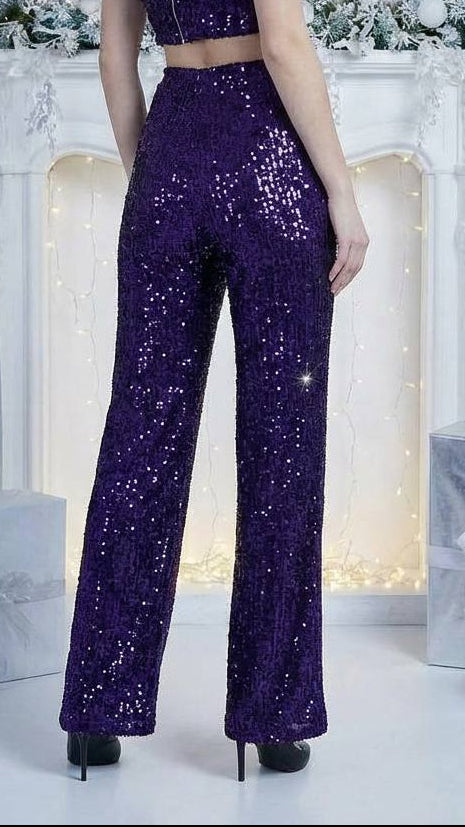 ✨ PANTALÓN DE LENTEJUELAS RECTO ✨