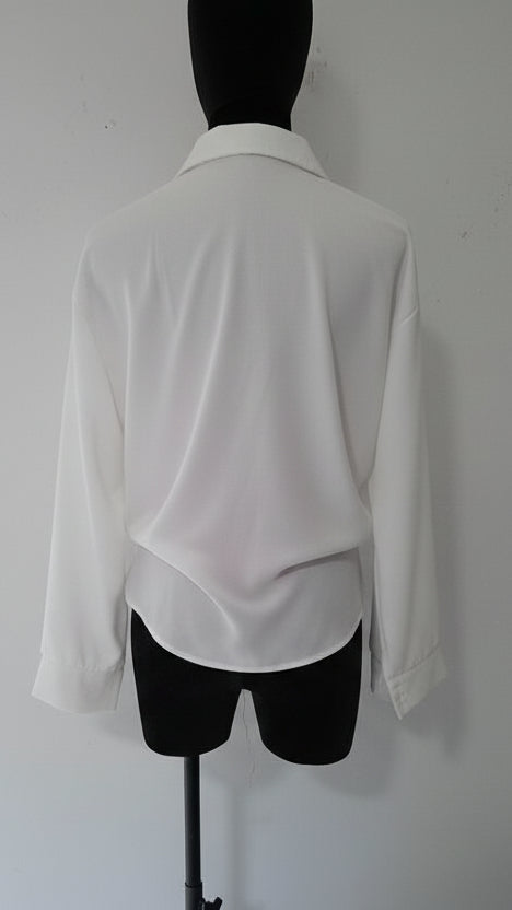 Blusa Soft Knot broche