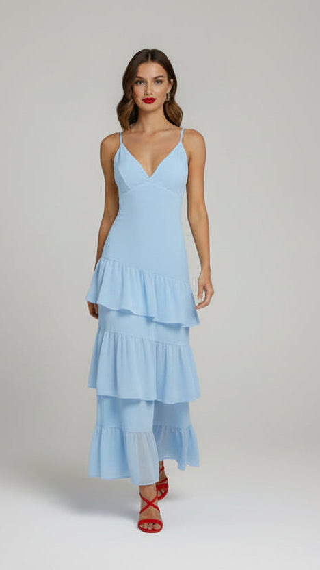 Vestido Capri Volantes · 4 colores