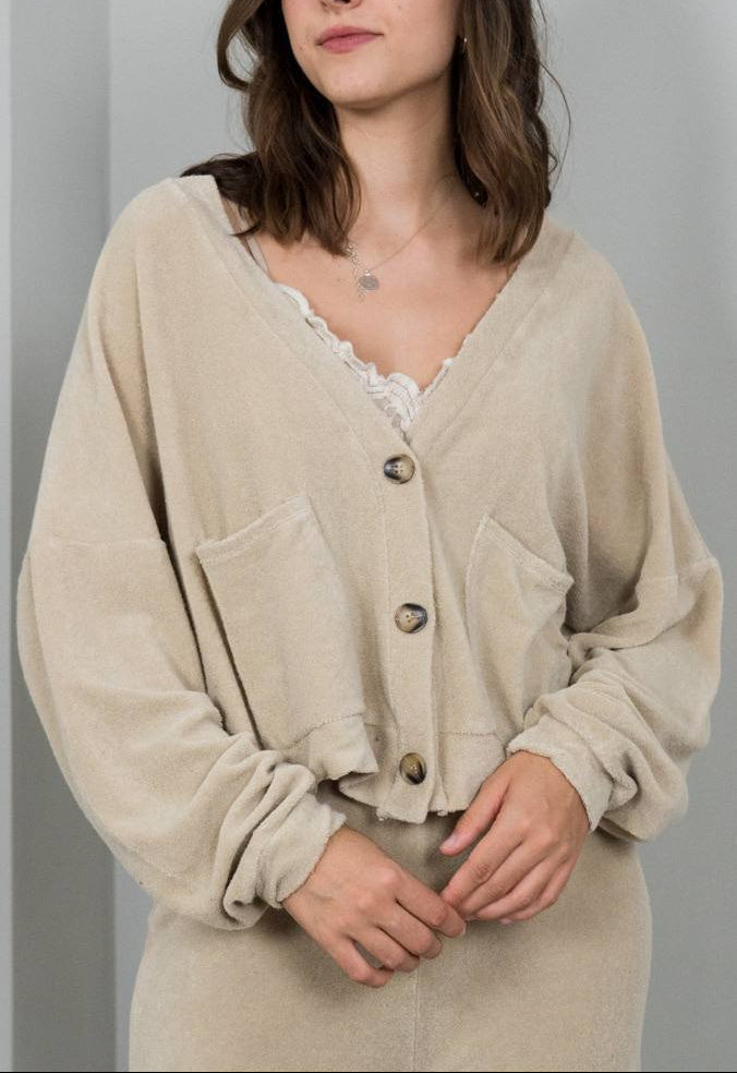 Conjunto 2 Piezas Chaqueta + Falda de Punto Suave – Talla Única (S a L