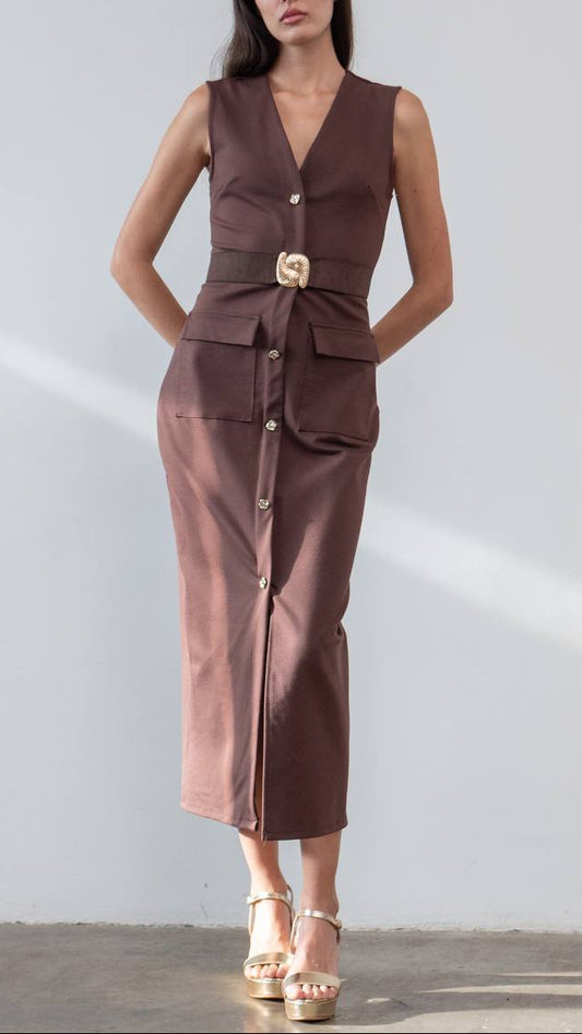 Vestido Button Power · 2 colores ⚜️