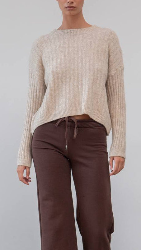 Jersey Viral de Lana Alpaca · Soft & Clean 🐑🖤