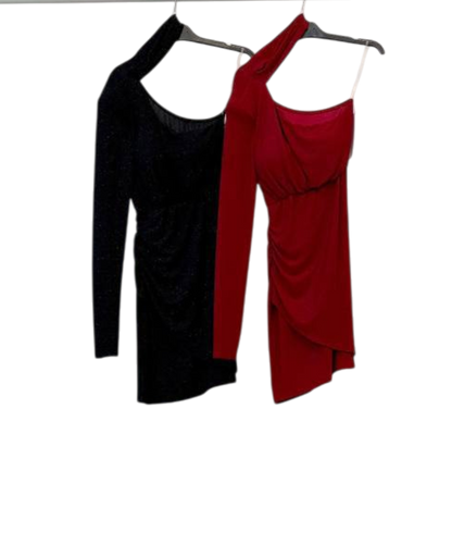 Vestido “One Light” – Asimétrico de Brillo Fino 2 colores