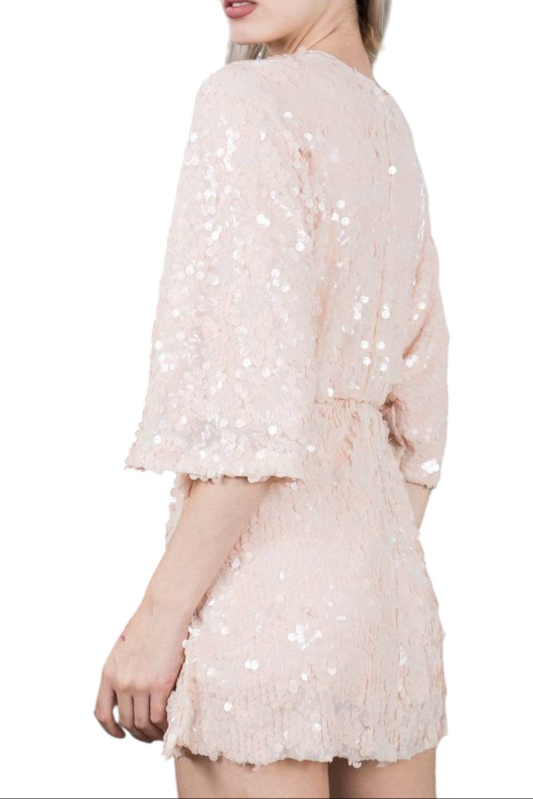 Combinaison courte à sequins