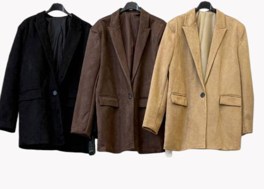 🧥 Blazer Soft Suede · 3 Colores 🧥
