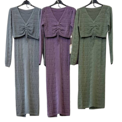 Ensemble tricoté total look 3 couleurs