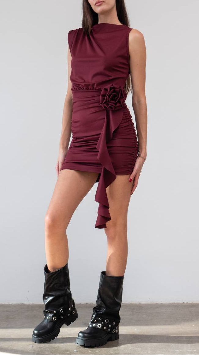 Robe courte « Rose sauvage » · 3 couleurs 🌹✨