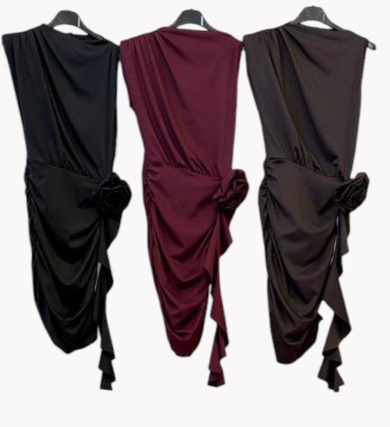 Robe courte « Rose sauvage » · 3 couleurs 🌹✨