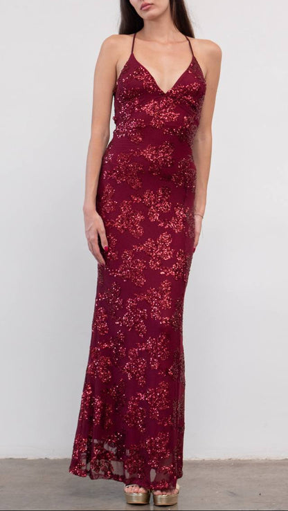 Robe longue à paillettes galaxie · 4 couleurs ✨