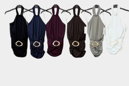 ✨ Top Halter Gold Ring ✨ 6 colores