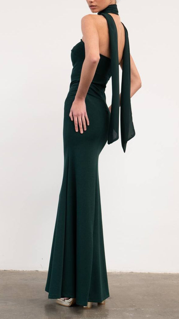 ✨ Robe longue avec foulard inclus · 7 couleurs · Taille unique