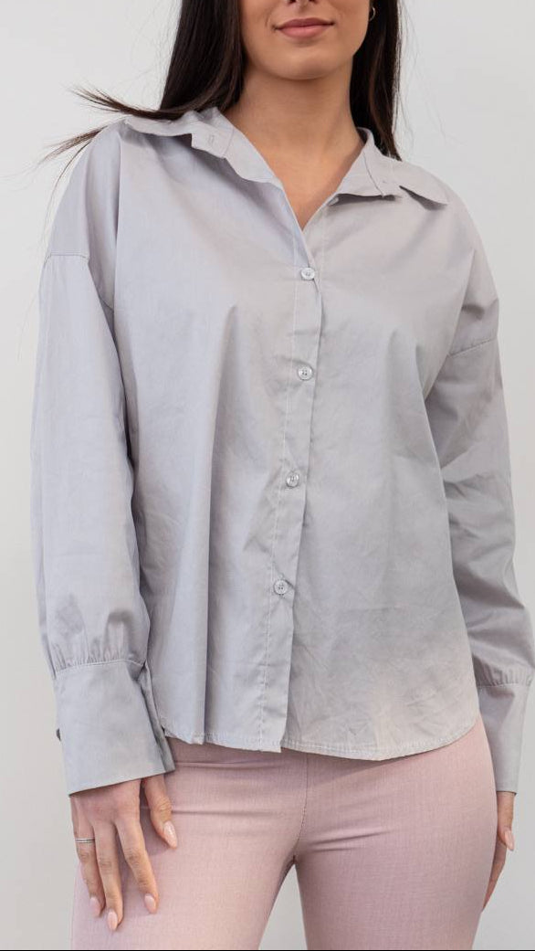 Camisa Minimal de Línea Recta 3 Colores