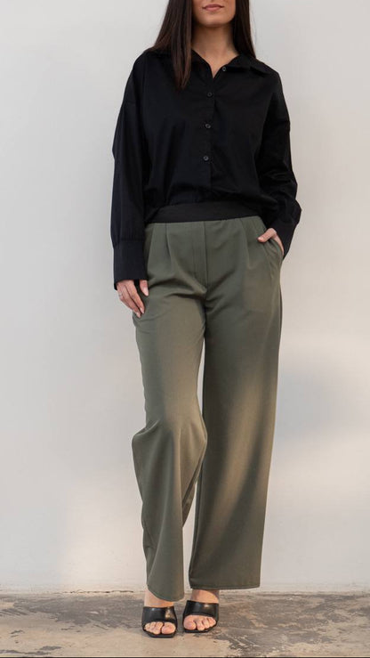 Camisa Minimal de Línea Recta 3 Colores