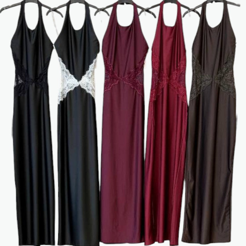 ✨ Robe longue avec foulard inclus · 7 couleurs · Taille unique