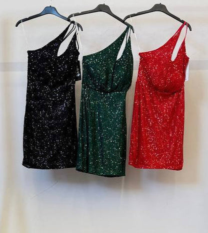 ✨ Vestido Asimétrico Brilli · 3 Colores