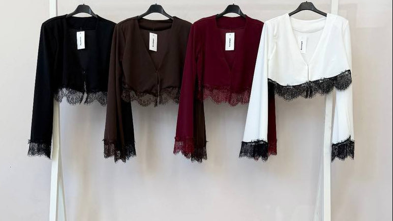 ⭐ Top Encaje Deluxe · 4 colores