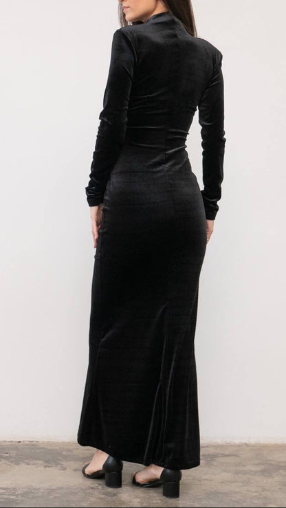 ✨ Vestido Velvet Royal · Hebilla Dorada · 4 Colores ✨