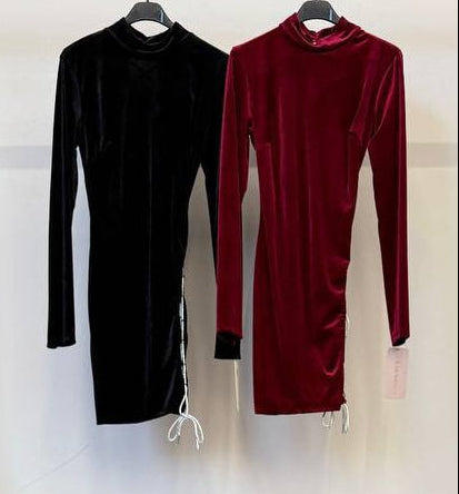 💠 Mini Velvet Lace-Up · 2 Colores