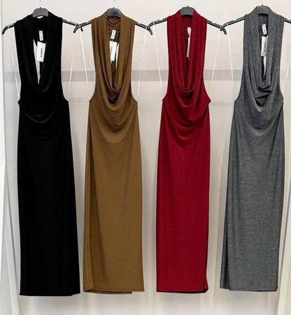 ✨ Vestido Drape Luxe · 4 Colores