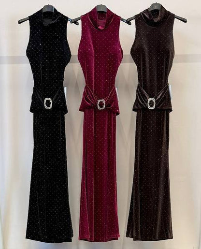 ✨ Vestido Maxi Velvet Galaxy • 3 colores