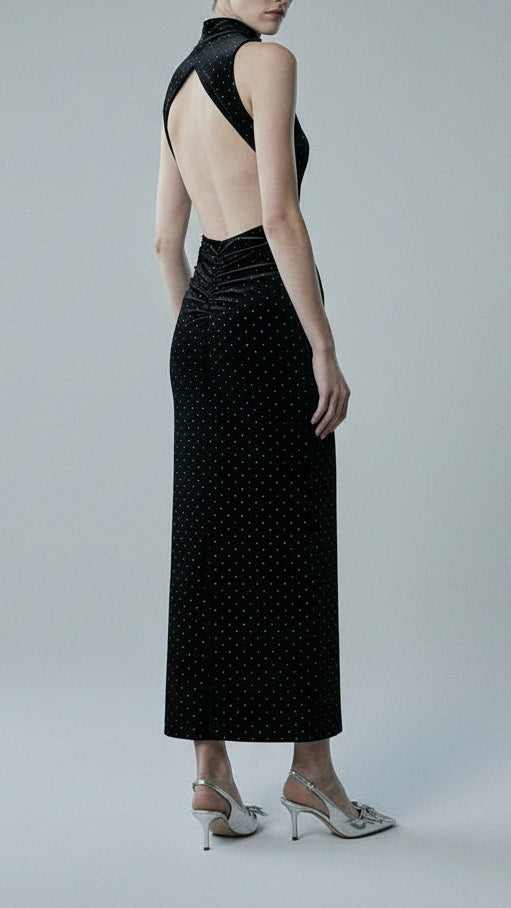 ✨ Vestido Maxi Velvet Galaxy • 3 colores