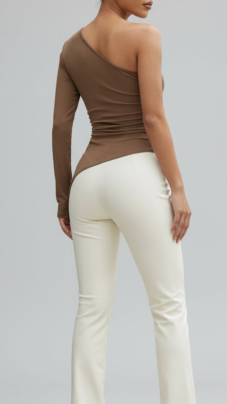 💠 Top Asimétrico Draped Fit · 4 Colores