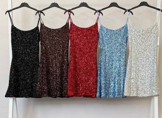 ✨ Vestido Brilli Mini · Colección Fiesta ✨ 5 colores