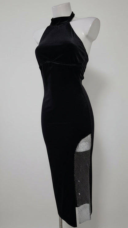 ⭐ Vestido Black Mesh Glow