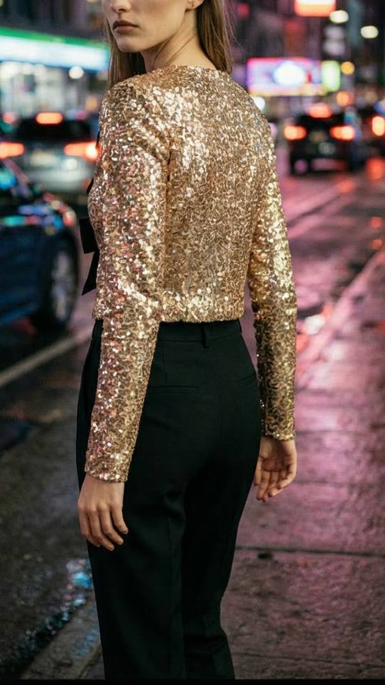 ✨ TOP LENTEJUELA LAZOS ICONIC ✨ 2 POSICIONES