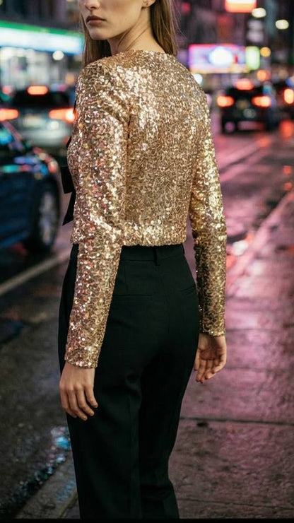 ✨ TOP LENTEJUELA LAZOS ICONIC ✨ 2 POSICIONES