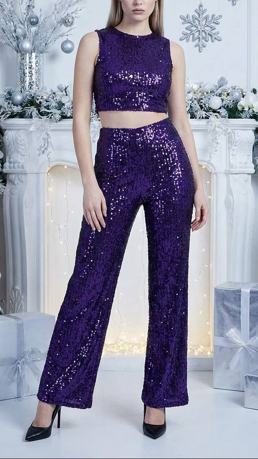 ✨ PANTALÓN DE LENTEJUELAS RECTO ✨