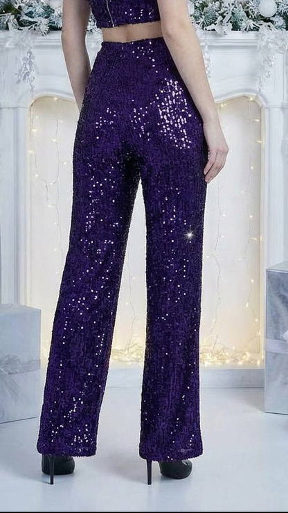 ✨ PANTALÓN DE LENTEJUELAS RECTO ✨