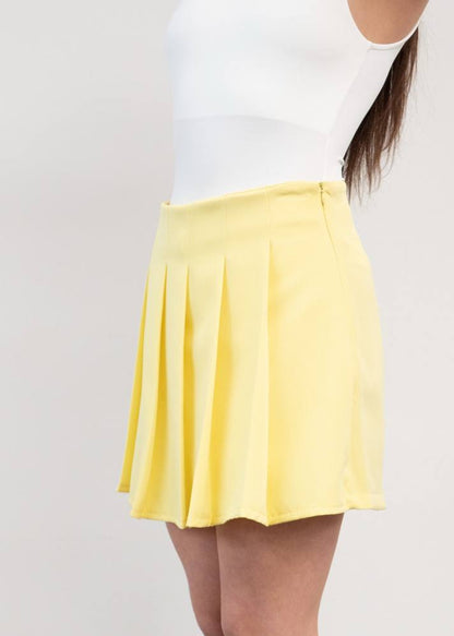 〰️ Falda Short Plisada