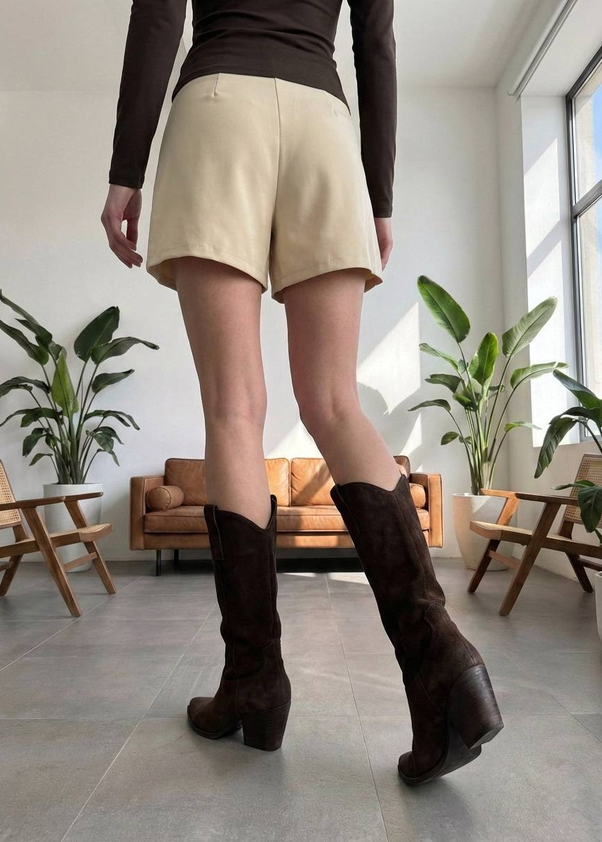 〰️ Falda Short Plisada