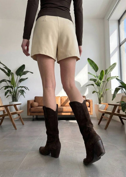 〰️ Falda Short Plisada