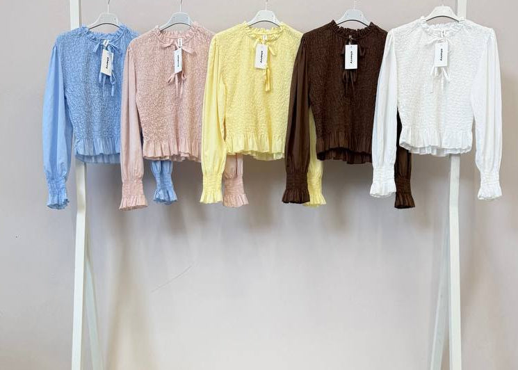 The Cottage Muse: Jersey Nido de Abeja 🎀✨