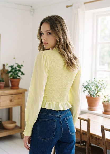 The Cottage Muse: Jersey Nido de Abeja 🎀✨