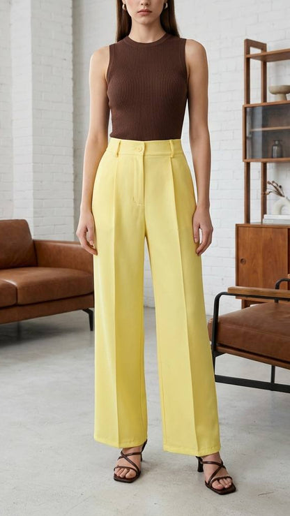 Pantalón de Pinzas Soleil Tailored