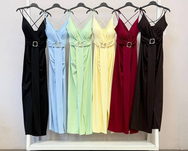 Vestido Largo Athena Glam · 6 colores