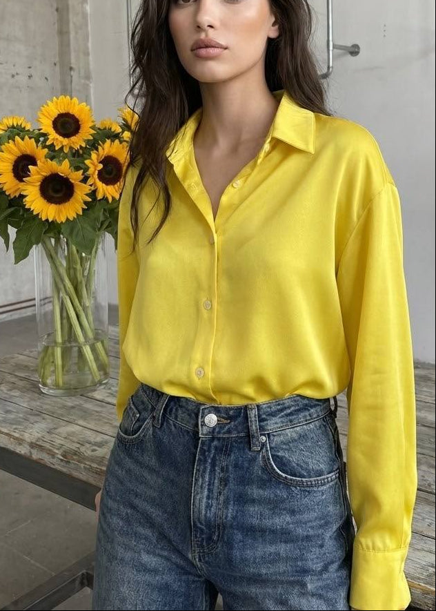 Blusa Satinada Luz de Atelier · 4 colores