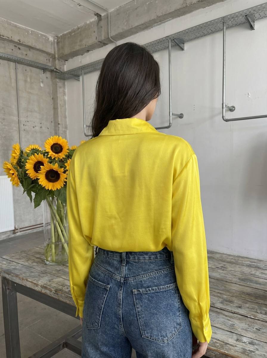 Blusa Satinada Luz de Atelier · 4 colores