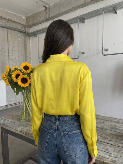 Blusa Satinada Luz de Atelier · 4 colores