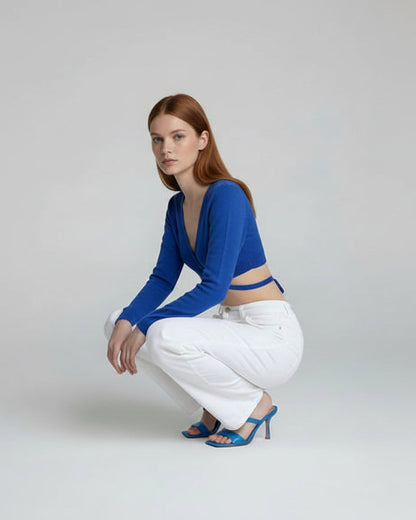 Top Ring Wrap Cut  · Azul Klein | Celeste | Rosa | Rojo | Morado