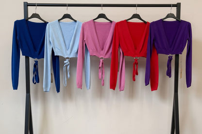 Top Ring Wrap Cut  · Azul Klein | Celeste | Rosa | Rojo | Morado