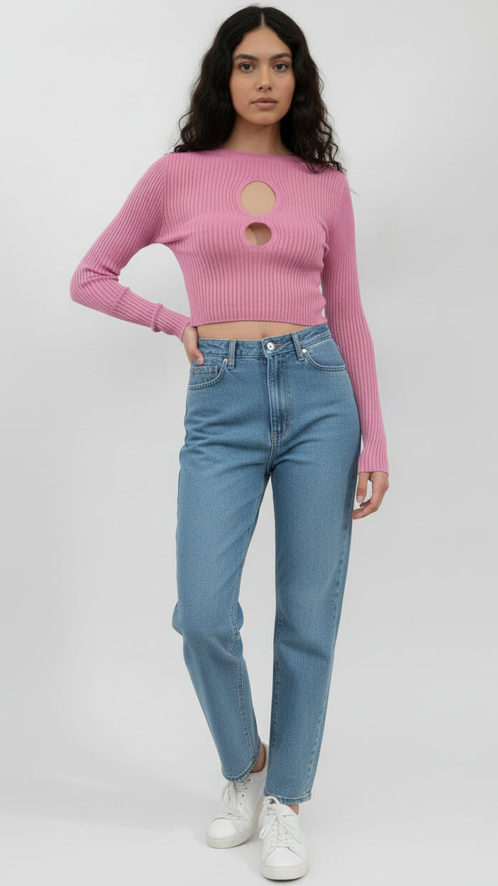 Top Aura Doble Cut · Rosa | Lila | Celeste